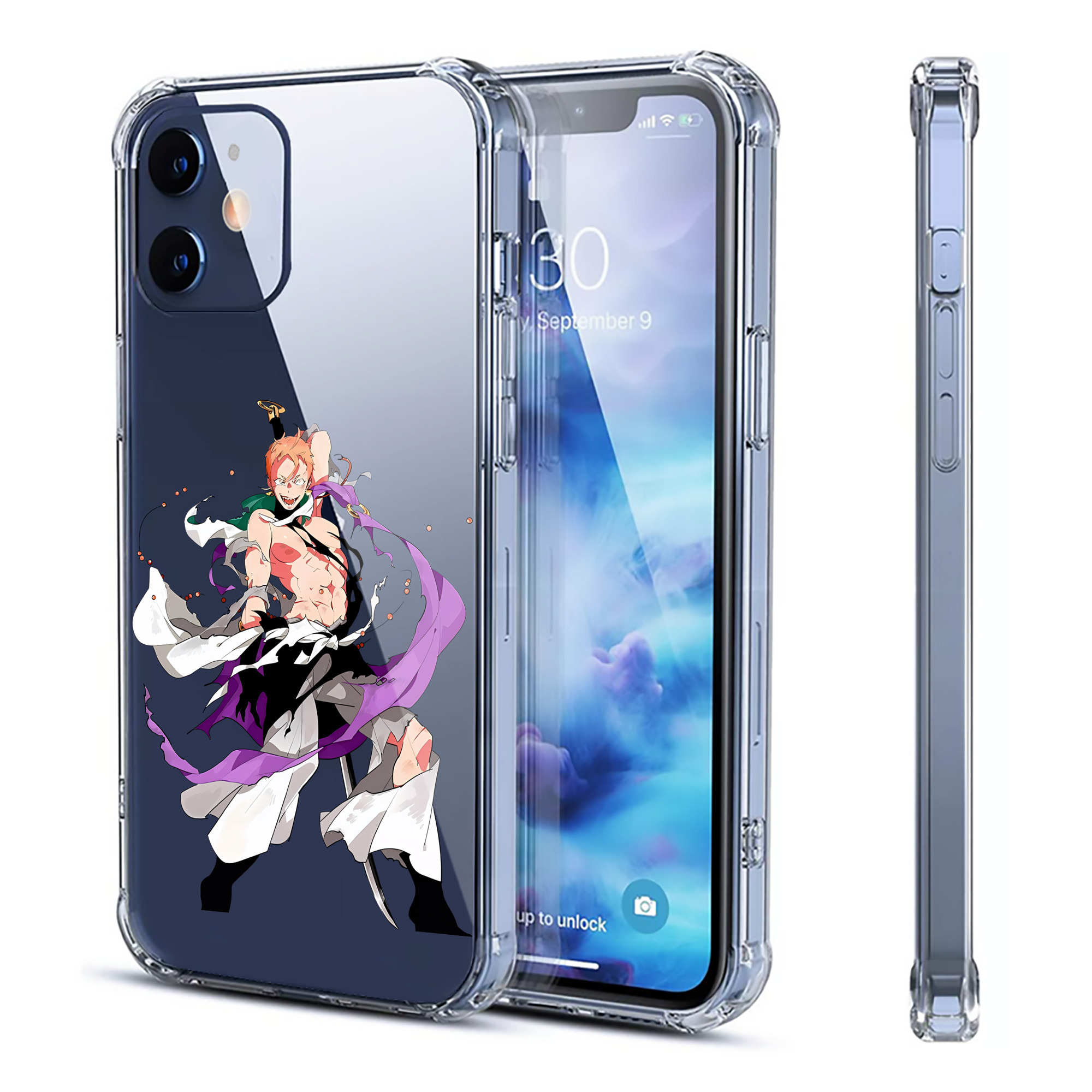 （画像用） 刀剣乱舞 Touken Ranbu 【iPhone 12シリーズ対応】透明スマホケース（クリアソフトケース）